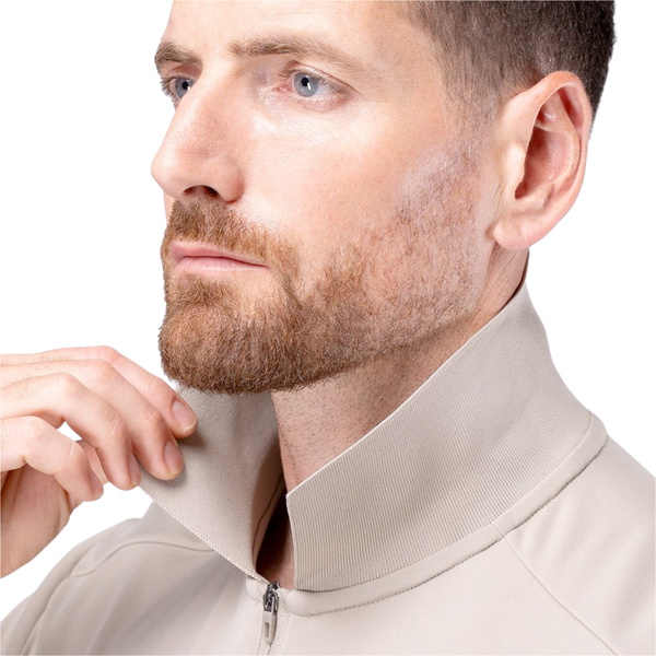 2026 Zhik Da Uomo UVactive Short Sleeve Polo Shirt ATP-0086-M - Stone